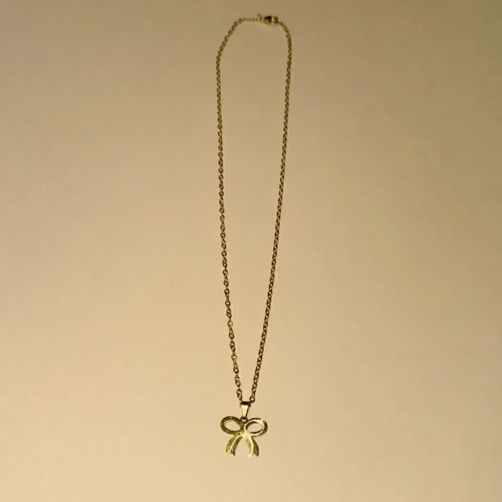 Bow necklace N899
